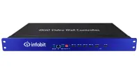 Контроллер видеостены Infobit [iWall 409R] 1 вход HDMI 4K60, 3 входа HDMI 4K30, 1 вход DP, 1 выход DP, 9 выходов HDMI 1080р. Каскадирование.