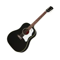 GIBSON 60s J-45 Original Ebony акустическая гитара, цвет черный, в комплекте кейс