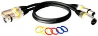 Rockcable rcl30353 d6  микрофонный кабель xlr(м) xlr( f) 3 м металл. корп.