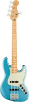FENDER Player Plus ACTIVE JAZZ BASS V MN OSPK электрогитара, цвет - голубой, чехол в комплекте