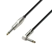 Adam hall k3 ipr 0300 - кабель аудио trs (jack) mono 6.3 mm - trs (jack) mono 6.3 mm угловой, 3 м