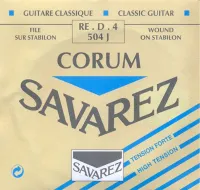Струна D для классической гитары Savarez Corum 504J/V