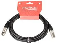 FORCE FMC-05/4.5 BL - Шнур микрофонный XLR (F) -XLR (M), цвет синий