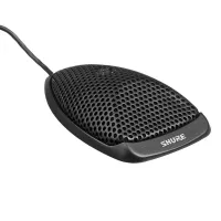 Shure mx391w/s. настольный конденсаторный микрофон граничного слоя, суперкардиоида, кабель 4м, предусилитель, разъем 4 pin, цвет белый.