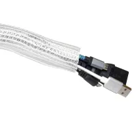 Kondator 429-25SW- Самозакрывающаяся кабельная оплетка, 25 мм, длина 25 м, белая