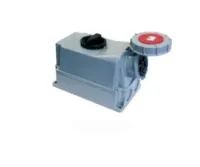 PCE Розетка настенная 63А/400V/3P+N+E/IP67, с выключателем и блокировкой 75352-6