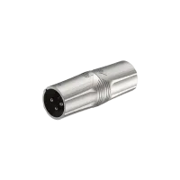 ROXTONE RA3XMM Переходник с 3-X контактного XLR папа на 3-х контактный XLR папа