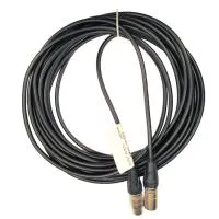 XLR3F-XLR3M (black) 20 метров балансный микрофонный кабель (черный) GS-PRO