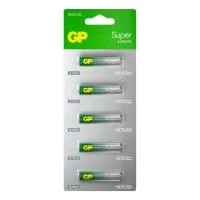 GP24AA21-2CRSC5 Super Alkaline Элемент питания ААА, алкалиновый, 5 шт, GP