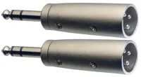 STAGG AC-XMPMSH - переходник, XLR (M) - JACK (M)