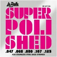 SP-47125 Super Polished Super Polished Комплект струн для 5-струнной бас-гитары, 47-125, La Bella