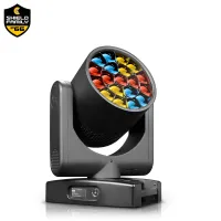 CLAY PAKY HY B-EYE K15 AQUA Вращающаяся голова LED-WASH-BEAM-KALEIDO-IP66. 19 LED-чипов RGBW 40 Вт, световой поток 8600 лм, угол раскрытия луча 5°–30°, пиксель-маппинг, эффект KALEIDO