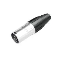 Seetronic SCSM5- Кабельный разъем XLR 5-pin (вилка), на кабель диаметром 3,5–8,0 мм, под пайку, серебристый
