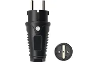 PCE Розетка кабельная 16A/250V/2P+E/IP54 корпус крышка черный, маркер черный 2511-ss