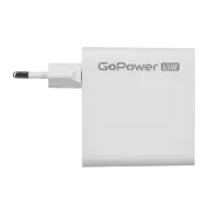 00-00028405 Сетевое З/У GPQC10 1USB+2Type-C 65W QC3.0 GAN белый, GoPower