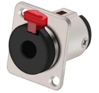 Taverlab C1025-Silver - Разъём панельный джек 6.35 "мама", серебро