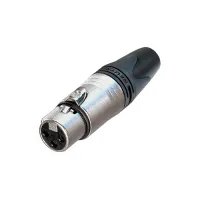 Neutrik NC3FXX-14-D- Кабельный разъем XLR 3-pin (розетка), на кабель диаметром 8–10 мм, под пайку