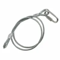 ADJ safety 60cm (45kg)  5mm  трос страховочный, 60см, нагрузка до 45кг
