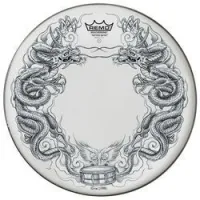 Remo PA-1322-TT-T06 SALE  22" Tattoo Skyn, передний пластик для бас барабана, дракон