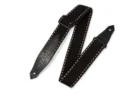 MSSC80-BLK Country/Western Series Ремень для гитары, хлопок, черный, Levy's