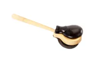 Castanets Talwar TP-ECB3 - Painted wood 50 mm diameter castanets on the handle