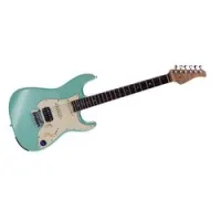 Mooer gtrs p800 green  электрогитара со встроенным процессором, hss, палисандр, цвет surf green