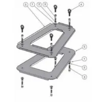 Tannoy ARRAY BRACKET VQ крепежные пластины для объединения VQ в единую горизонтальную секцию. Постав