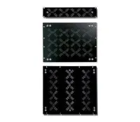 EUROMET EU/R-KV22  00553 Набор задних рэковых панелей с отверстиями для вентиляции, 22U, с крепежом.