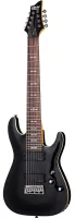 SCHECTER OMEN-8 BLK - 8-струнная электрогитара, 24 лада, корпус: липа, гриф: клён, на болтах, накладка: палисандр, звукосниматели: HH Schecter Diamond Plus, регулировки громкость, тон, 3х позиционный переключатель, Цвет: Gloss Black (BLK)