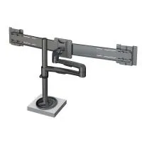 FORMING FUNCTION 4181502409- Настольный шарнирный кронштейн серии OSLO для 2 мониторов (1x2), макс. нагрузка 8 кг, струбцина, черный