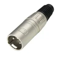 Adam hall 7899  разъем xlr (m) металлический корпус/ металлическая крышка
