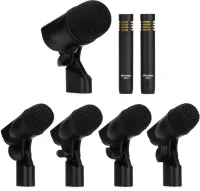 PreSonus DM-7 комплект из 7 микрофонов для ударных в кейсе, в комплектре с держателями на стойки и б