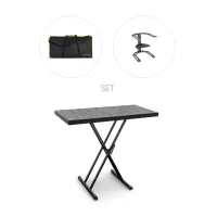 Gravity ksx 2 rd set 2 - подставка 2-рамная x-образной формы + сценический чехол + подставка для ноутбука, комплект 2