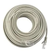 00-00027477 Патч-корд RJ-45 (m)-RJ-45 (m) 20.0м кат.5е ПВХ 26AWG, серый, в пакете, GoPower