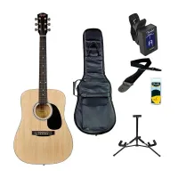 FENDER SQUIER SA-105 NATURAL PACK набор: акустическая гитара с аксессуарами, цвет натуральный