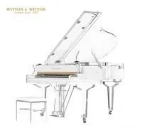 WITTON & WITTON WW160CR Рояль кабинетный прозрачный длина 160 см с банкеткой