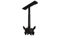 [C37D 36A] Потолочное крепление Wize Pro [C37D36A] для 2-х дисплеев 13”–46”+, VESA 75x75, 100x100, 200x100, 200x200 мм, наклон +20°, поворот 360°, длина штанги 61-91 cм, до 73 кг, черн.