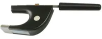 Double bass bow frog Dictum 250750 - German double bass bow frog with nickel silver finish and mother-of-pearl eye