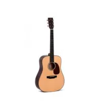 Sigma guitars dm-18  акустическая гитара, тип корпуса дредноут, верхняя дека массив ситхинской ели