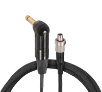 SHURE WA309 Инструментальный кабель для подключения электрогитар (угловой 6,3 мм Jack) к бодипаку ADX1M, разъем LEMO3