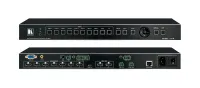 Масштабатор HDMI / VGA / CV / USB-C в HDMI Kramer Electronics [VP-550X] с эмбедированием и деэмбедированием аудио; поддержка 4К60 4:4:4, микшируемый микрофонный вход, два параллельных выхода HDMI