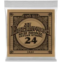 ERNIE BALL 1424 Earthwood 80/20 .024 - Струна одиночная для акустической гитары