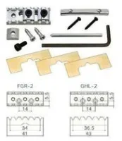 Gotoh fgr-2-gg  топлок 41 мм, с выборкой под анкер, крепление саморезами, gold