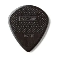 Dunlop 471r3s max-grip jazz iii stiffo 24pack  медиаторы, острый кончик, толщина 1.38 мм, черные, 24