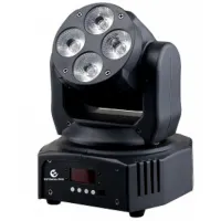 ESTRADA PRO MH MINI 412 Светодиодная гибридная двухсторонняя вращающаяся голова 15Вт RGBW Wash+36шт * 5050 SMD RGB+150mA зеленый лазер