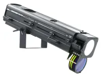 ИМЛАЙТ DTL ASSISTANT HMI-1200 (V2) Прожектор следящего света 1200 Вт (газоразрядный) с выносным силовым модулем (электромагнитным). Тип применяемой лампы HMI-1200. Механический темнитель для плавной регулировки яркости луча, настройка зума 7-15 градусов и