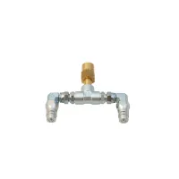 SFAT CO2 Bottle Connector - SPLITTER 1 x 2 issues males -  коллектор на 2 выхода (папа)