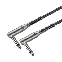 ROXTONE SGJJ130/0,3 Кабель инструментальный, 6,3mm угловой mono JACK (RJ2RPP-NN) угловой - 6,3mm угловой mono JACK (RJ2RPP-NN) угловой, 0.3м