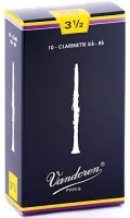 Clarinet reeds Vandoren CR1035 - Traditional clarinet reed with strength 3.5. Price per pack of 10 pieces