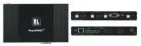 Kramer [dip-31] передатчик hdmi / vga, стерео аудио, двунаправленного rs-232, ик и ethernet по hdmi с кнопкой управления коммутатором step-in; локальный аудиовыход, память edid, поддержка 4к